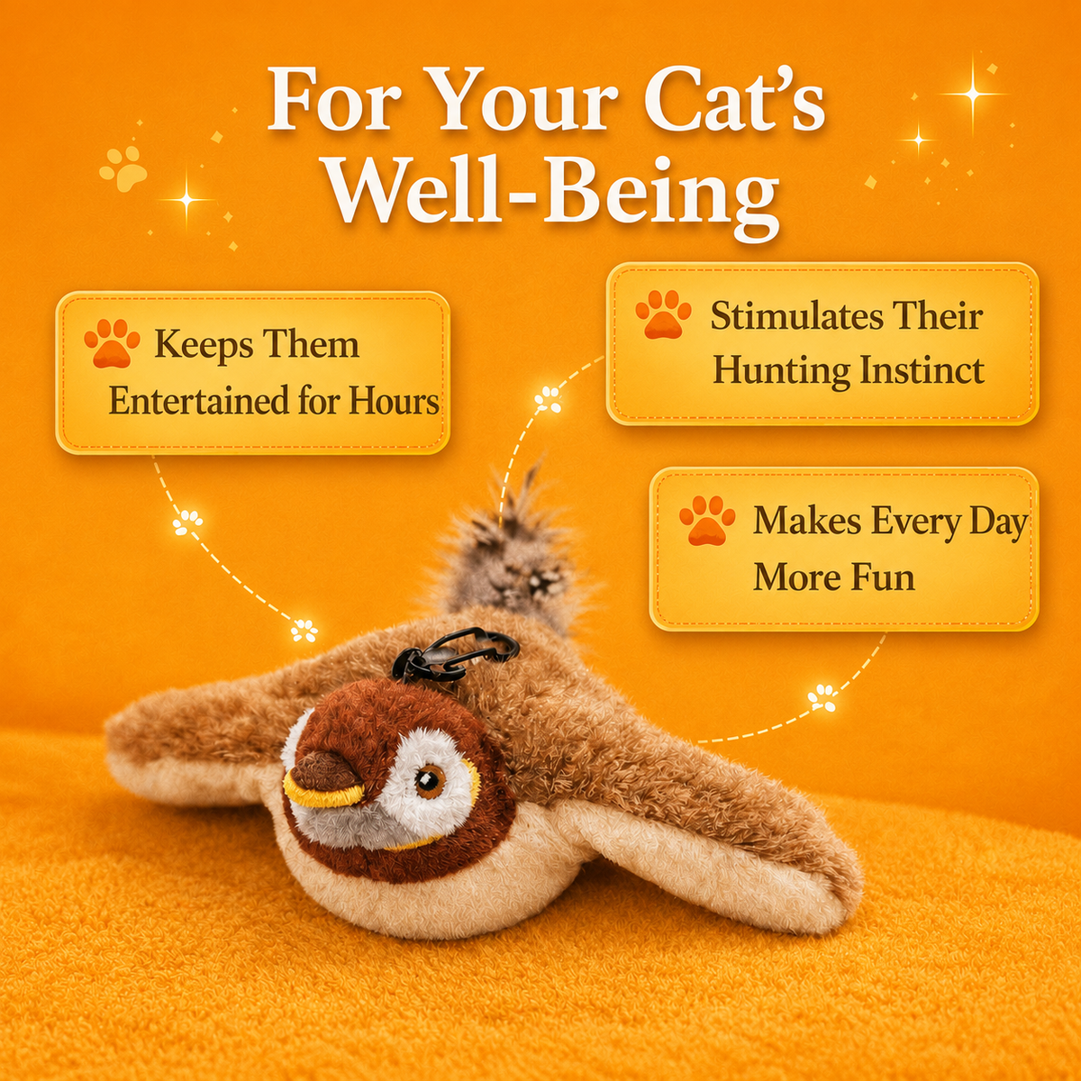 Interactive Bird Toy for Cats