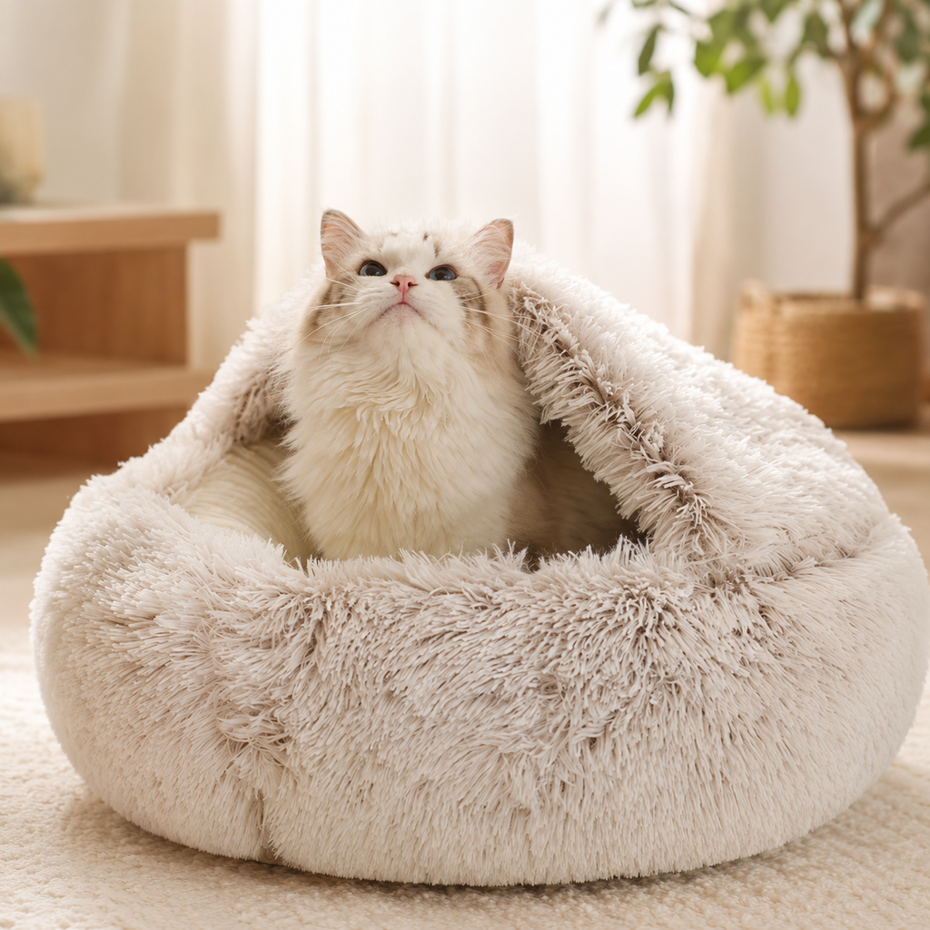 Calming Donut Cat Bed