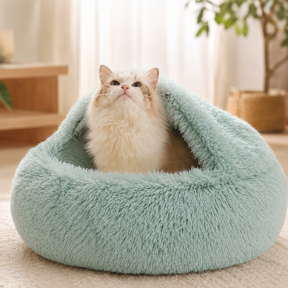 Calming Donut Cat Bed