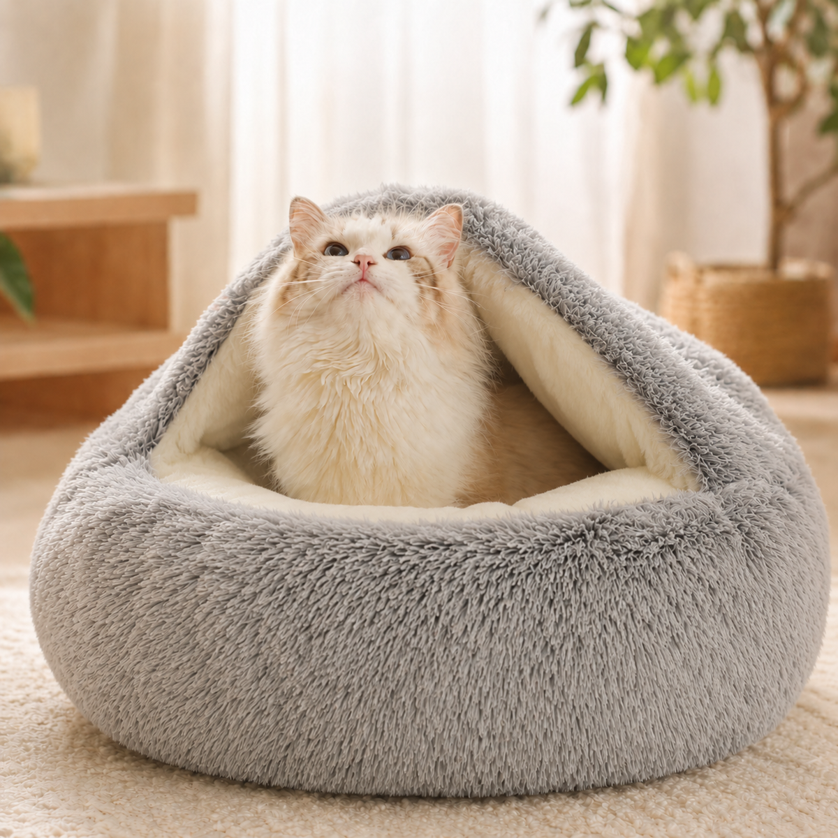 Calming Donut Cat Bed